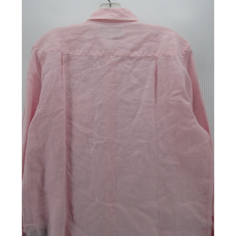 Vilebrequin Shirt Small Linen Button Up Pocket Summer Resort Wear Beach - Picture 8 of 13